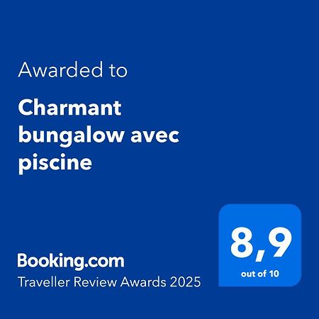 Charmant Bungalow Avec Piscine Saint-Joseph エクステリア 写真